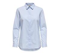 Jdy Mio L/S WVN Noos T-Shirt, Bleu Ciel, 36
