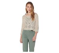 JdY New Sun Pull 3/4 Cropped KNT Noos Tricot, Tapioca, L Femme