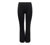 JDY Pantalon élégant Femme Taille Haute évasé Business Chino JDYPRETTY, Couleurs:Noir, Taille:S / 34L, Longueur de Jambe:L34