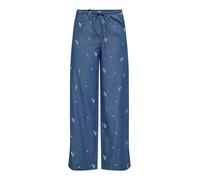 JDY Pantalon 'JDYKAI' bleu denim / blanc, Taille 40