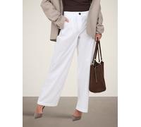 JDY Pantalon 'JDYMio' blanc, Taille 44