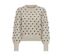 JDY Pull-over 'JDYSigrid' gris / noir, Taille XS