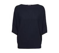 JDY Pull Femme Fines Mailles Sweatshirt Bat Sleeve Tricoté JDYNEW Behave BATSLEEVE Sweater, Couleurs:Bleu-foncé, Taille:XS