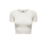 Jacqueline de Yong - Cirkeline S/S Crop Top - Femme - Tops - Blanc - Taille: 36 FR
