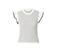 JDY Pull-over 'JDYCARICE' noir / blanc, Taille L
