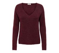JDY Pull-over 'JDYELANORA' lie de vin, Taille S