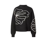 JDY Pull-over 'JDYJella' noir / blanc, Taille S