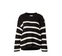 JDY Pull-over 'JDYJusty' noir / blanc, Taille S