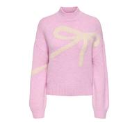 JDY Pull-over 'JDYKILIAN' jaune / rose ancienne, Taille M