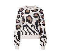 JDY Pull-over 'JDYLORRAINE' beige / gris clair / noir, Taille S