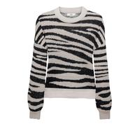 JDY Pull-over 'JDYLorraine' gris / noir, Taille M