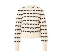 JDY Pull-over 'JDYSigrid' beige / noir, Taille XL