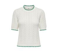 JDY Pull-over 'JDYTikka' vert / blanc, Taille M