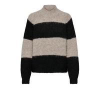 JDY Pull-over 'JDYZoey' beige chiné / noir, Taille XL