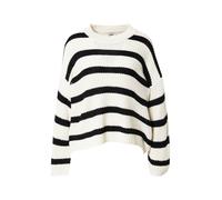 JDY Femme Jdyjusty L/S Pull À Rayures KNT Noos Sweater, Eggnog, S EU