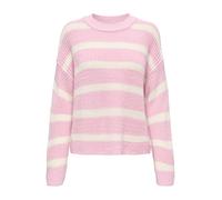JDY Pull-over oversize 'JDYJUSTY' crème / rose, Taille S