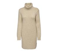 JDY Robe à col roulé JDYDINEA L/S Solid DRE KNT Noos Tapioca, S, Tapioca, S