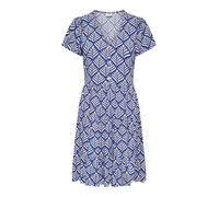 JDY Robe-chemise 'JDYSEZEN' bleu / blanc, Taille 44