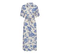 JDY Robe-chemise 'JDYStarr' bleu roi / blanc, Taille 34