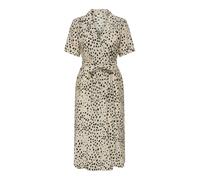 JDY Robe-chemise 'JDYTROYA' pierre / noir, Taille 34