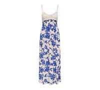 JDY Robe d’été 'JDYSEZEN' beige / bleu / blanc, Taille 40