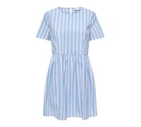 JDY Robe 'JDYMio' bleu clair / gris foncé / blanc, Taille 42