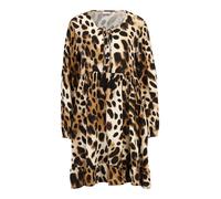 JDY Robe 'JDYSTARR' beige / marron / noir, Taille 34-36