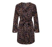 JDY Robe 'JDYTHILDA' orange foncé / rose ancienne / noir, Taille 38
