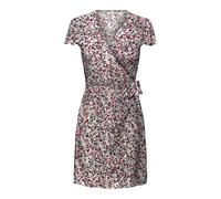 JdY sezen Life S/S WVN Dia Robe enveloppante, Cloud Dancer, L