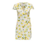JdY sezen Life S/S WVN Dia Robe enveloppante, Cloud Dancer, M