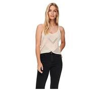 JDY Sun Débardeur Noos KNT Top, Tapioca, L Femme