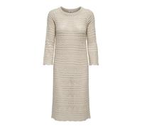 JdY Sun Lay Robe à col Bateau 3/4 KNT Noos Tricot, Sandshell, XL Femme