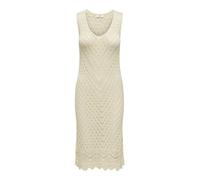 JdY Sun Robe à col en V KNT Noos, Tapioca, L Femme
