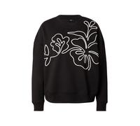 JDY Sweat-shirt 'JDYCanoa' noir / blanc, Taille XS
