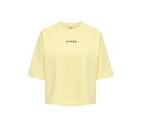 JDY Sweat-shirt 'JDYOlivia' marron / jaune, Taille XXL
