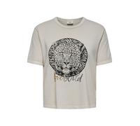 JDY T-shirt cappuccino / taupe / noir, Taille S