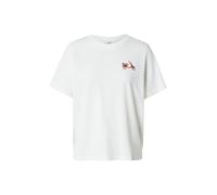 JDY T-shirt 'JDYMAY PISA' gris / melon / rouge foncé / blanc, Taille M