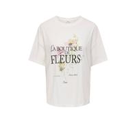 JDY T-shirt 'JDYNINNA' olive / rosé / noir / blanc, Taille L