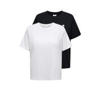 JDY T-shirt 'JDYPisa' noir / blanc, Taille XS