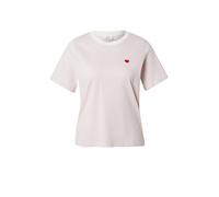 JDY T-shirt 'JDYPISA' rose / rouge vif / blanc, Taille M