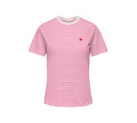JDY T-shirt 'JDYPISA' rouge sang / blanc, Taille S
