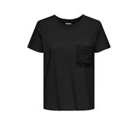 JDY T-Shirt Noir Femme Selma Noir XS