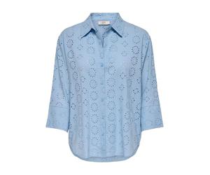 JdY Tallie WVN Noos T-Shirt 3/4 Long, Chambray Doux, L