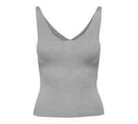JDY Tops en tricot gris chiné, Taille L