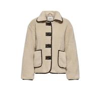 JDY Veste mi-saison 'JDYNoella' brun foncé / greige, Taille M-L