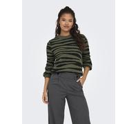 JDY Pull-over 'Lorraine' olive / noir, Taille XS
