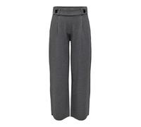 JDY Femme Jdygeggo New Long JRS Noos Pantalon, Mélange De Gris Moyen/Détail : Boutons Noirs, 32 EU