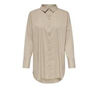 Chemise longue femme JDY Mio - doeskin - coupe régulière - col chemise - manches longues 38