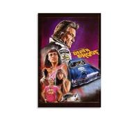 JDyaojiesheng Death Film Proof Slasher Affiche de film rétro sur toile décorative pour salon, chambre à coucher, 40 x 60 cm, sans cadre