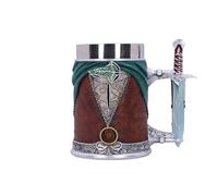 JDZYFFS 500ML Mug - Tasse A Cafe - Verre A Eau, Chope À Bière En Résine 3D Peinte À La Main, Tasse À Café Avec Anse En Forme De Chevalier, Chope À Bière Pour Cadeaux De Décoration Nordique(#1)